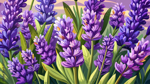 close up shot of lavender flowers