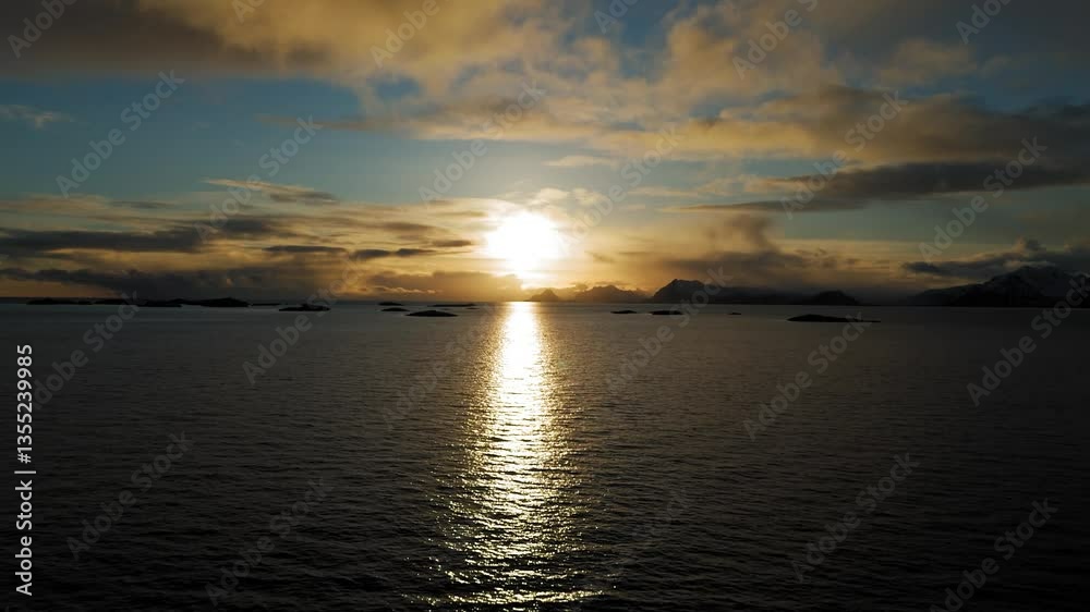 Sunset over the sea Sunset over the sea