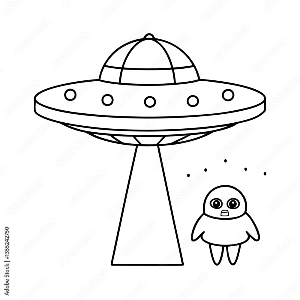 Alien UFO Black Vector Image for Graphic Projects
Alien UFO Black Vector Image for Graphic Projects