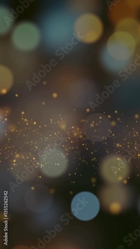 Lights and bokeh with gold