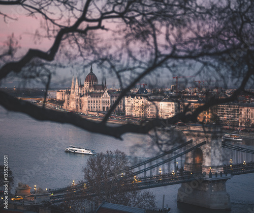 View on Chain Bridge and Pa...