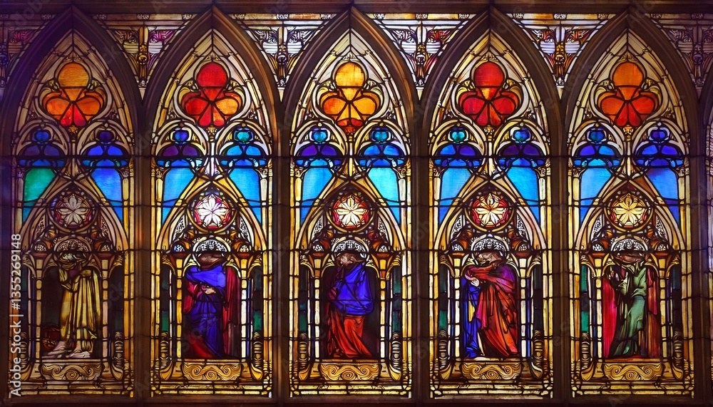 stained glass window stained glass window