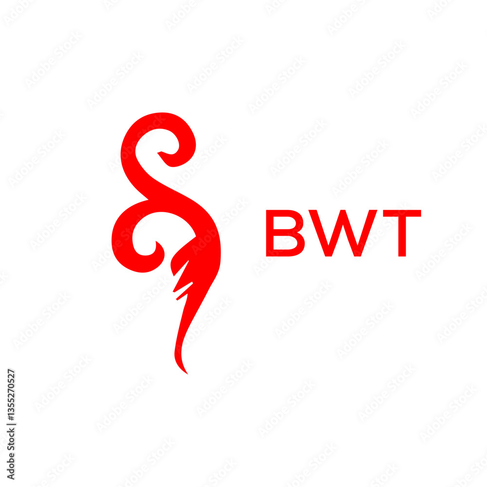 Creative BWT letter logo icon vector image design for your company Creative BWT letter logo icon vector image design for your company
