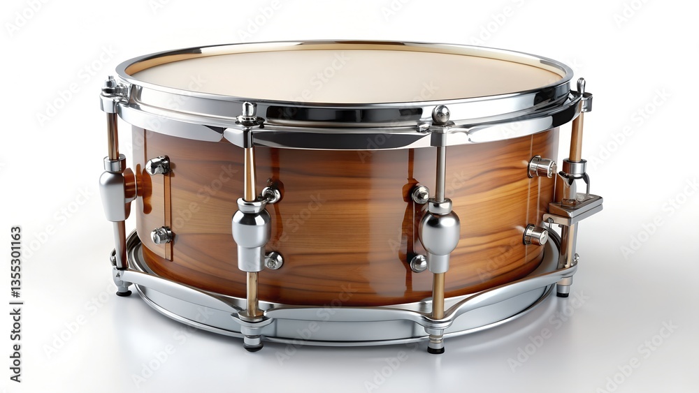 Obraz premium snare drum isolated on white background