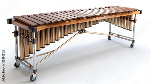 xylophone isolated on white background