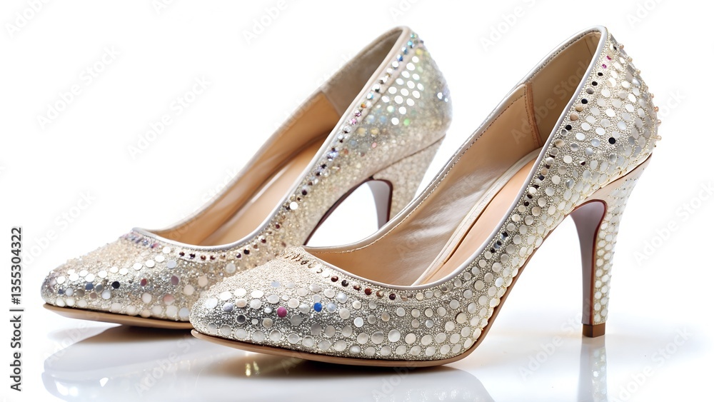 Fototapeta premium shoes on white background