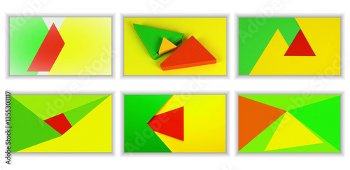 Free Download colorful background in yellow, 
red and green for black history month - GFXLoad