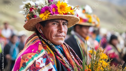 Snow Star Festival (Sinakara Valley, Peru),  Snow Star Festival Peru, A festival held from June 15-18, Star Festival, Snow Festival, Peru Culture, Festival in Peru, Peru Heritage, PERU, Generative AI