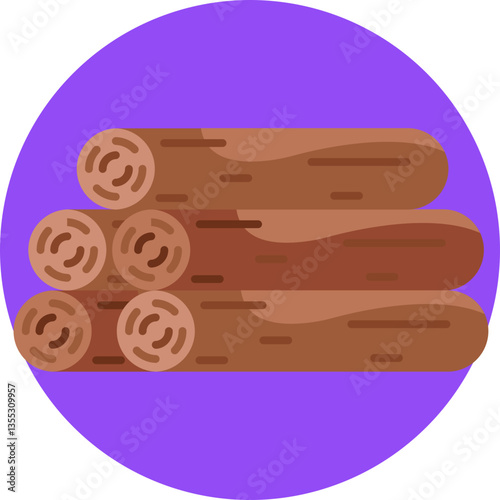 Timber Supply – Symbolizes logs ready to be cut and shaped for woodworking.