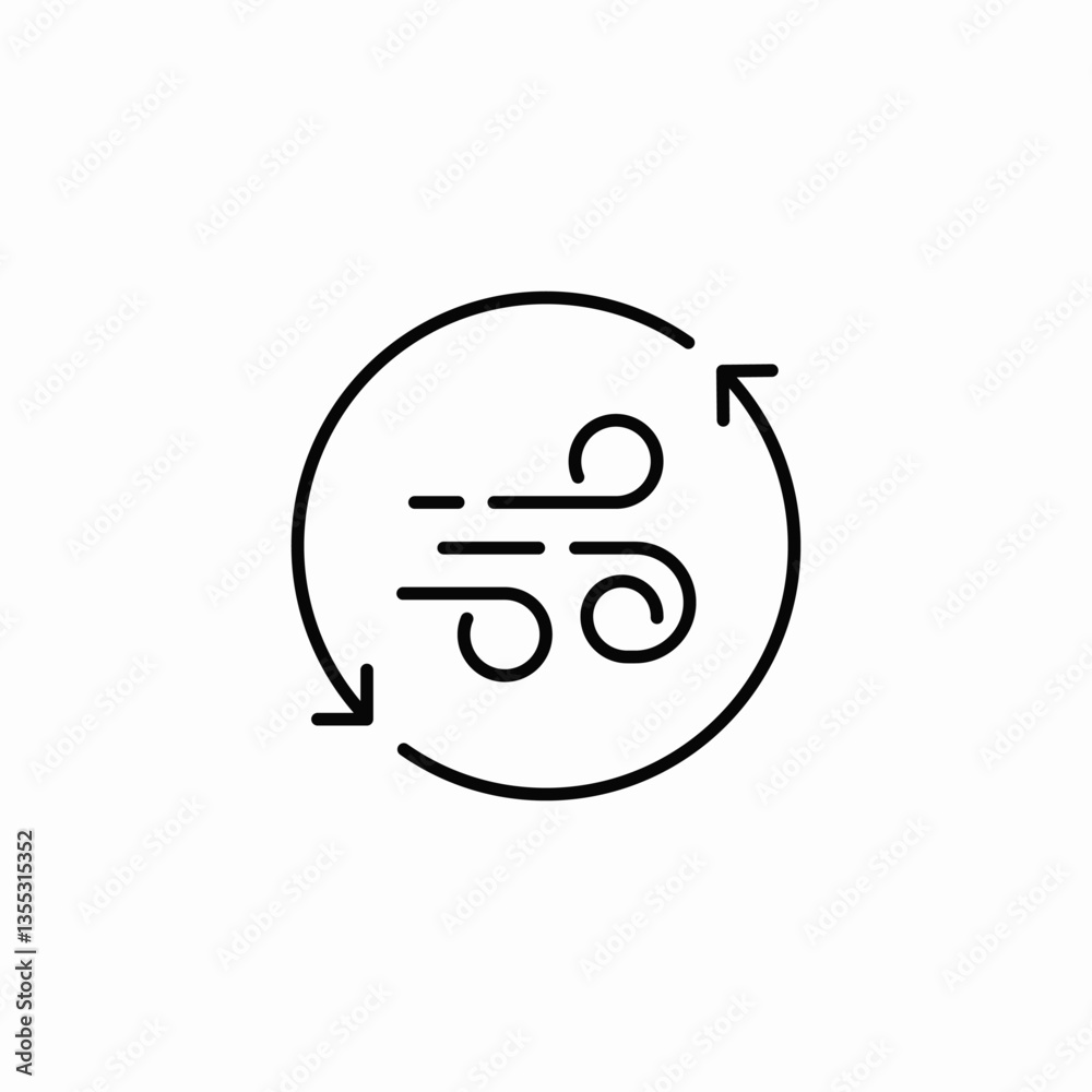 wind power icon sign vector wind power icon sign vector
