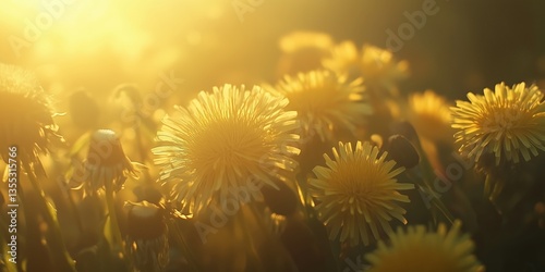 gelb blühender Löwenzahn