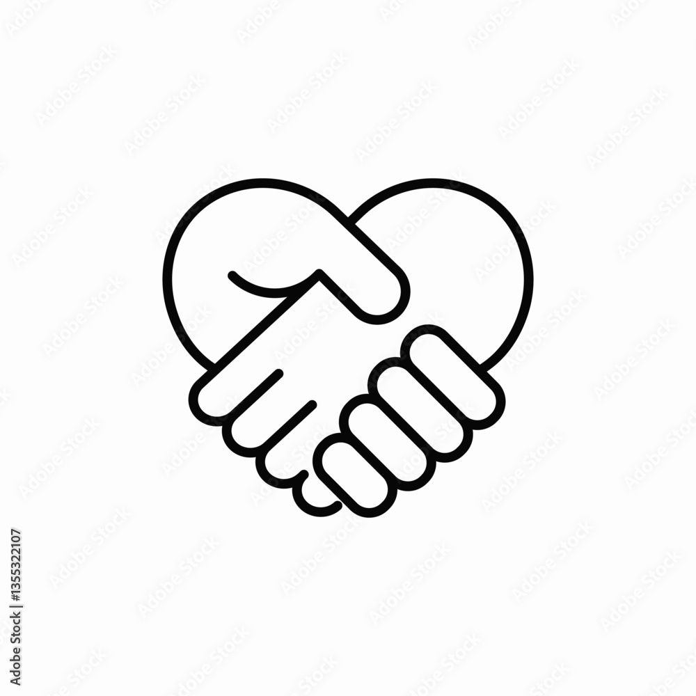 association care icon sign vector association care icon sign vector