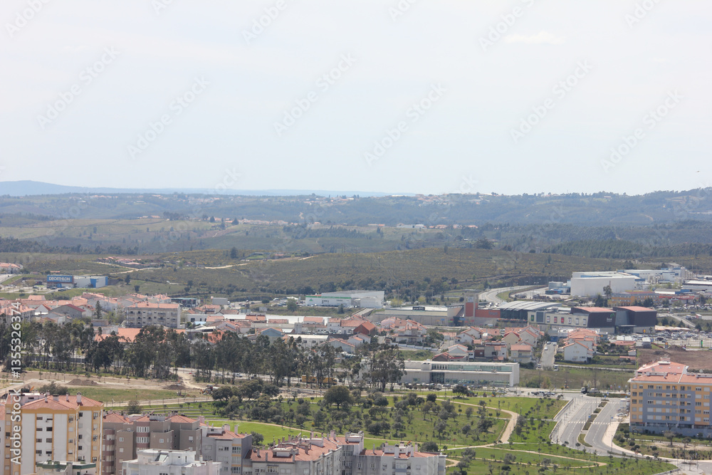 Fototapeta premium Castelo Branco, Beira Baixa, Portugal, April 4, 2022, Views from Castelo Branco