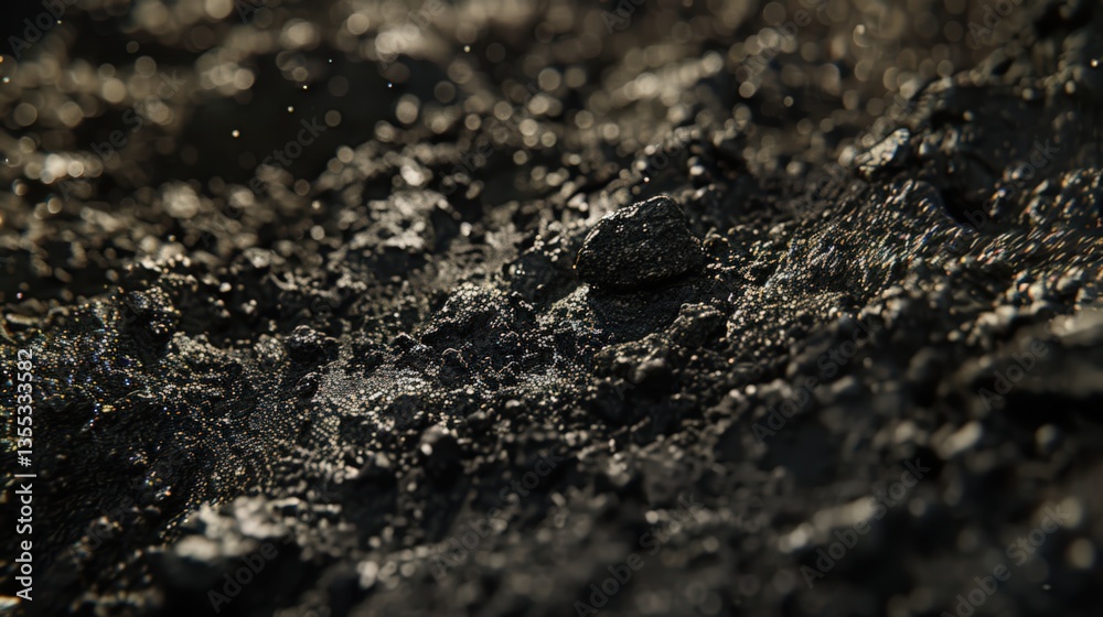 Closeup Macro Of Soil Ground Closeup Macro Of Soil Ground