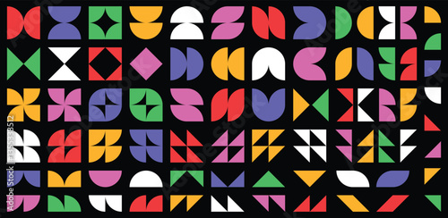 Abstract geometric vector shapes and icons.