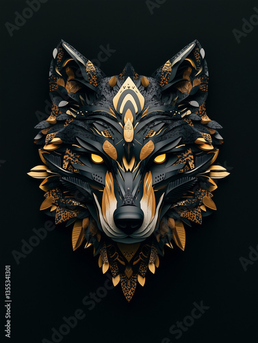 head of wolf