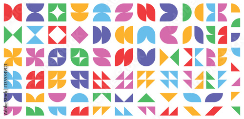 Abstract geometric vector shapes and icons.