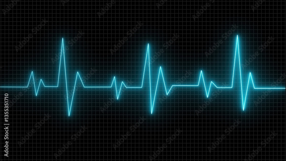 Digital Heartbeat Monitor Display Digital Heartbeat Monitor Display