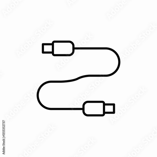 wire connect icon sign vector