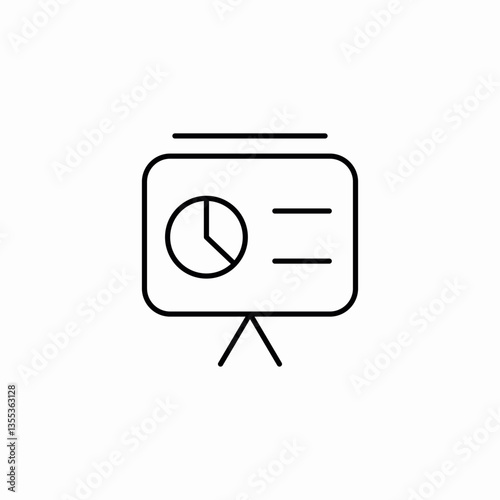 statistics inspection icon sign vector