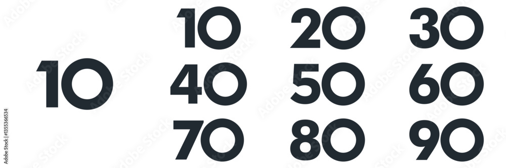 collection numbers Anniversary logo set icon vector design, black and white background collection numbers Anniversary logo set icon vector design, black and white background
