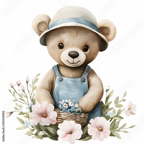 Adorable teddy bear clipart