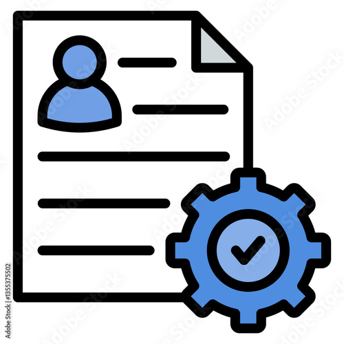 Job Expectations Icon Element For Design