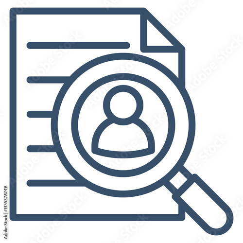 Recruitment Icon Element For Design