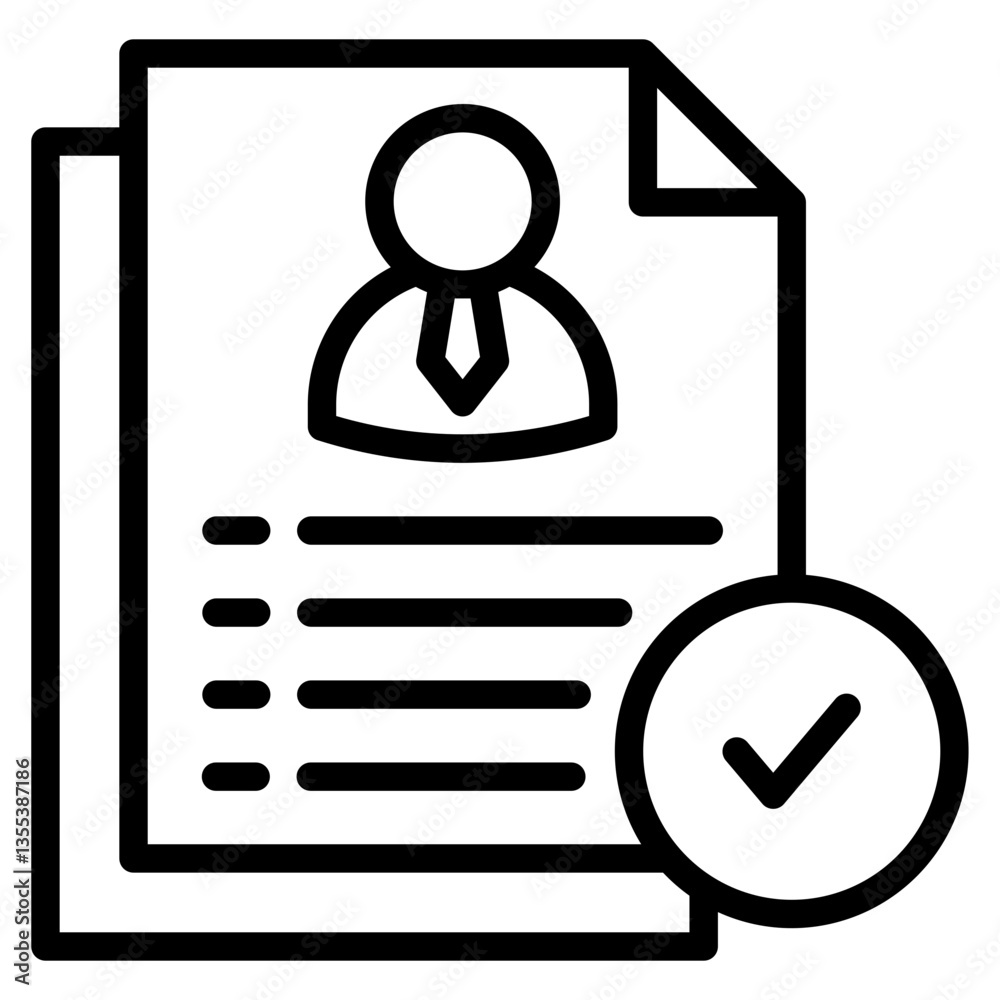 Candidate Profile Icon Element For Design Candidate Profile Icon Element For Design