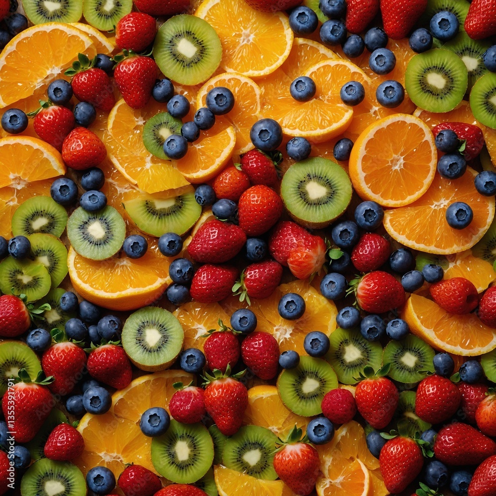 Obraz premium fresh fruit salad