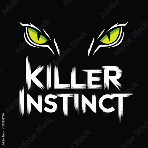 Killer Instinct T Shirt Design Scary Eyes