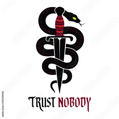 Trust Nobody T Shirt Design