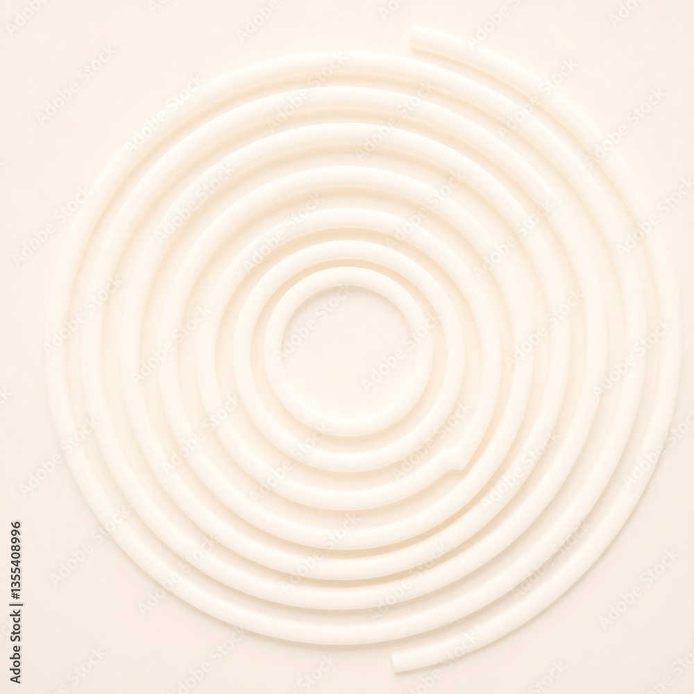 Concentric circles in a clean, white palette, layered for visual depth, with subtle shadows and a minimalist, abstract aesthetic Concentric circles in a clean, white palette, layered for visual depth, with subtle shadows and a minimalist, abstract aesthetic