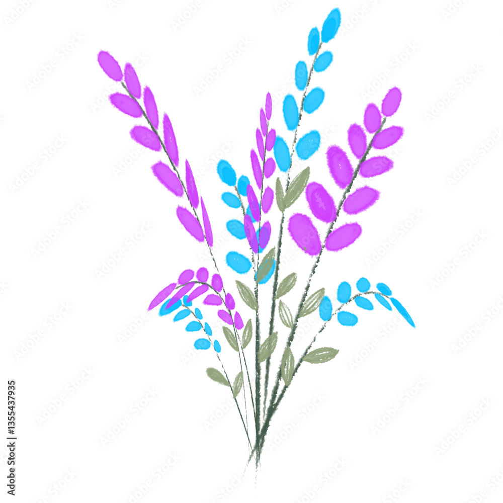 Naklejka premium bouquet of flowers