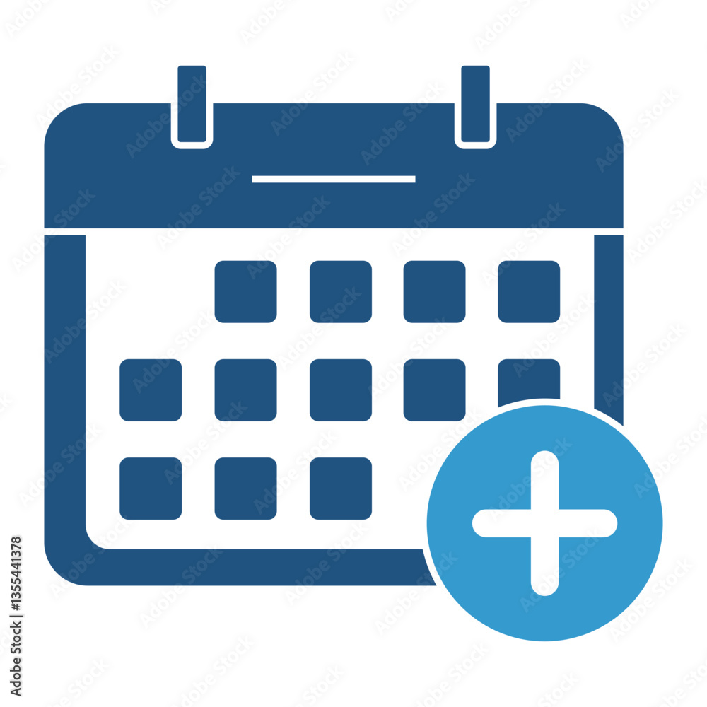 Calendar Add Event Icon. Schedule, Planning, Reminder Concept. Illustration for Time Management Concept. Calendar Add Event Icon. Schedule, Planning, Reminder Concept. Illustration for Time Management Concept.