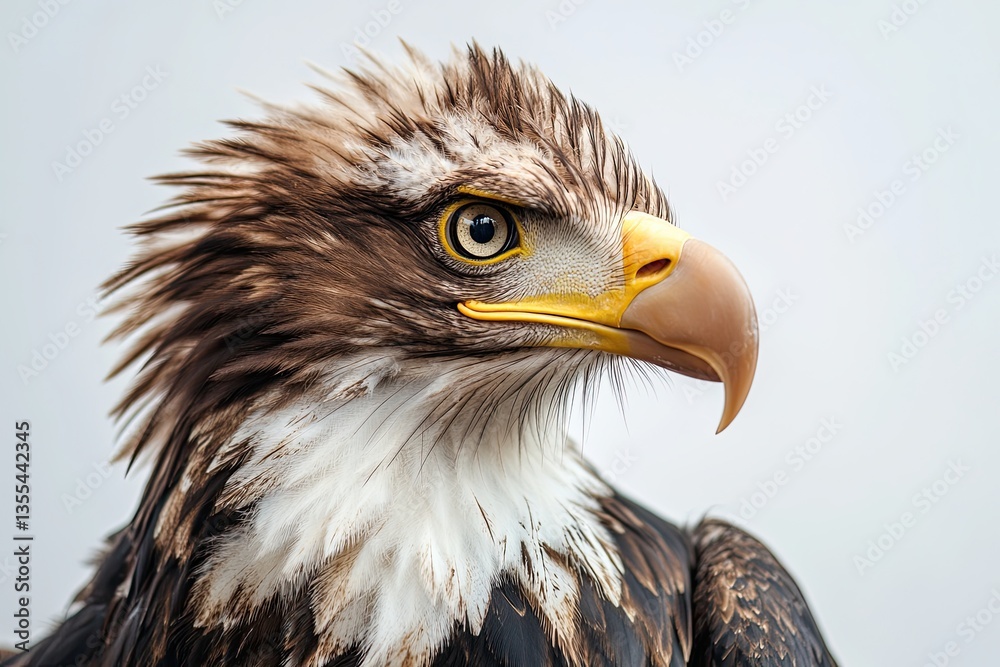 Obraz premium Eagle isolated on white background