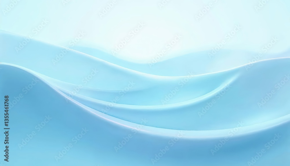 Serene Blue Abstract Waves: A Gentle Digital Artwork Serene Blue Abstract Waves: A Gentle Digital Artwork