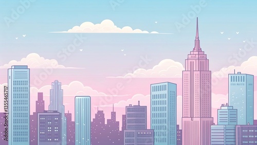 modern city skyline