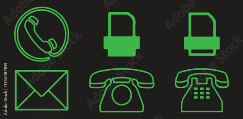 Different phone icon set - Free Download. Vector illustration EPS10