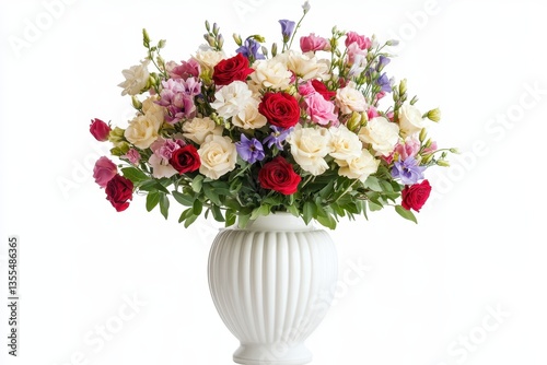 Wallpaper Mural A floral arrangement in a white container Torontodigital.ca