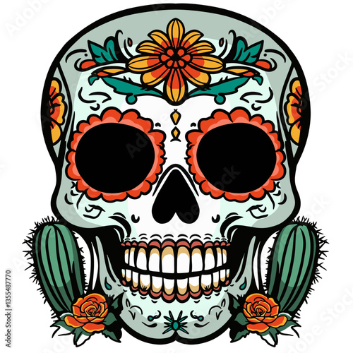 Cinco de Mayo Festival – Vibrant Mexican Holiday Celebration with Traditional Music, Tacos, Margaritas, Sombreros, Pinatas, Maracas, Flags, and Party Decorations Vector Stock Images