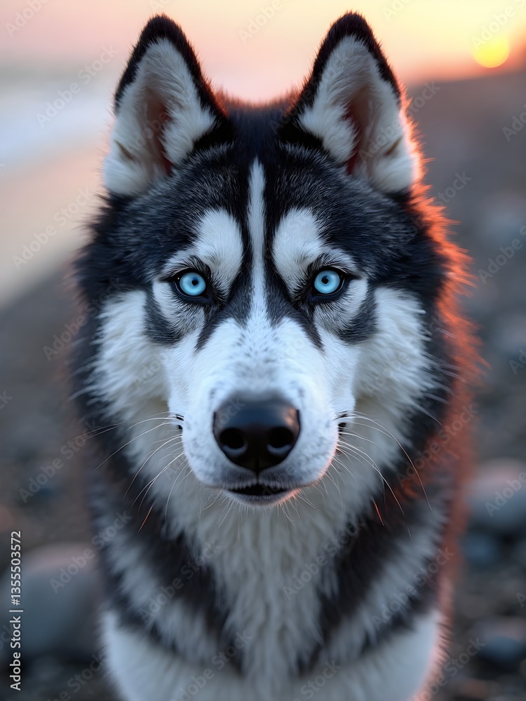 siberian husky dog