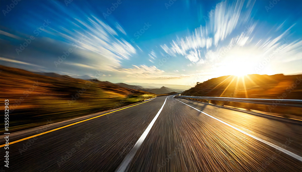 Blurred background. Speeding road background. High exposure speedy road material. Blurred background. Speeding road background. High exposure speedy road material.
