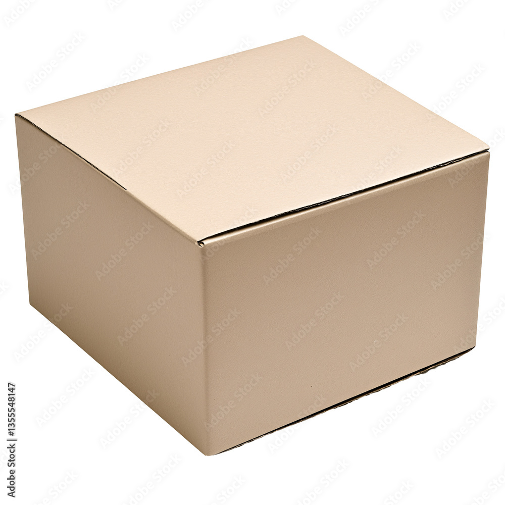 Recyclable Cardboard Box for Packaging and Storage - Eco-Friendly, Brown Kraft Square Container - Minimalistic Design for DIY Projects and Retail Display Recyclable Cardboard Box for Packaging and Storage - Eco-Friendly, Brown Kraft Square Container - Minimalistic Design for DIY Projects and Retail Display