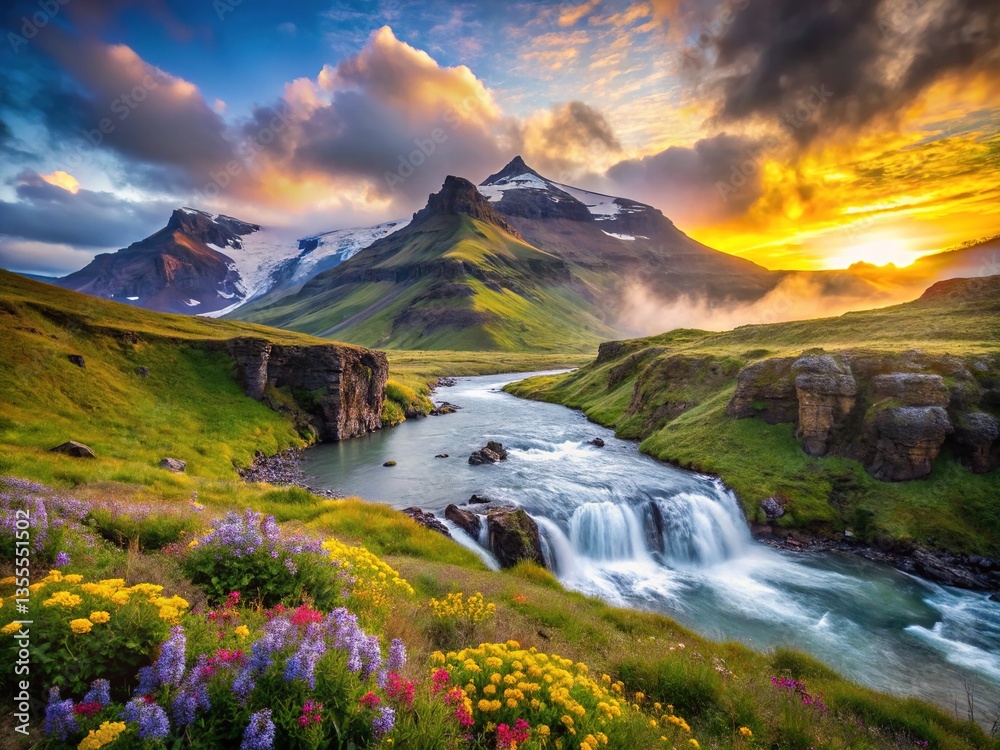 Fototapeta premium Iceland Landscapes - Breathtaking Scenery