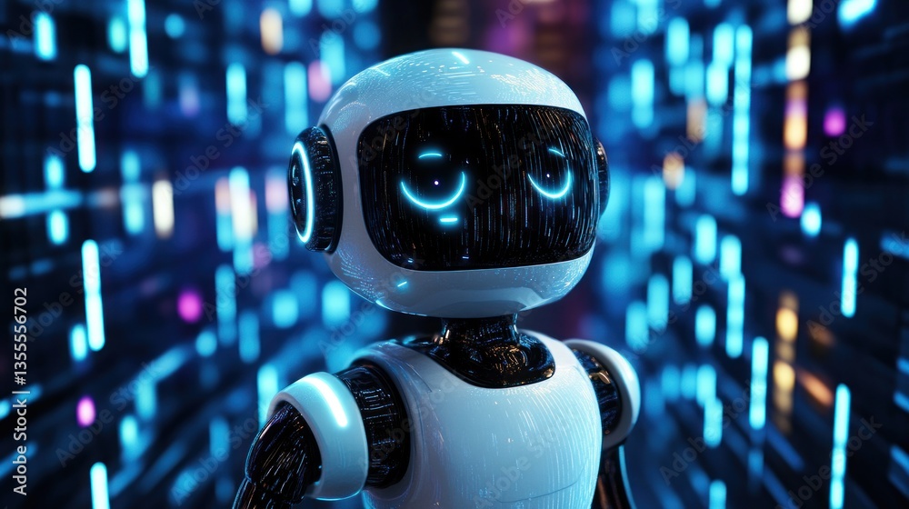 Self-learning robot with advanced sensors. Self-learning robot with advanced sensors.