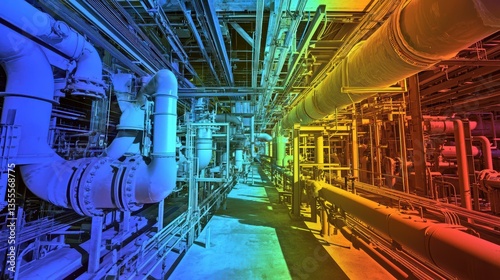 Analyzing ev cooling path industrial facility thermographic overlay high fidelity technical environment energy efficiency