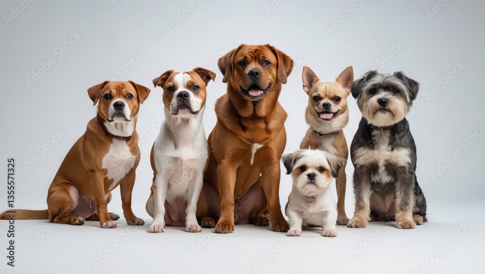 Fototapeta premium Assembly of dogs