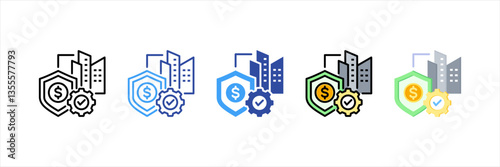Solvency Multi Style Icon Set