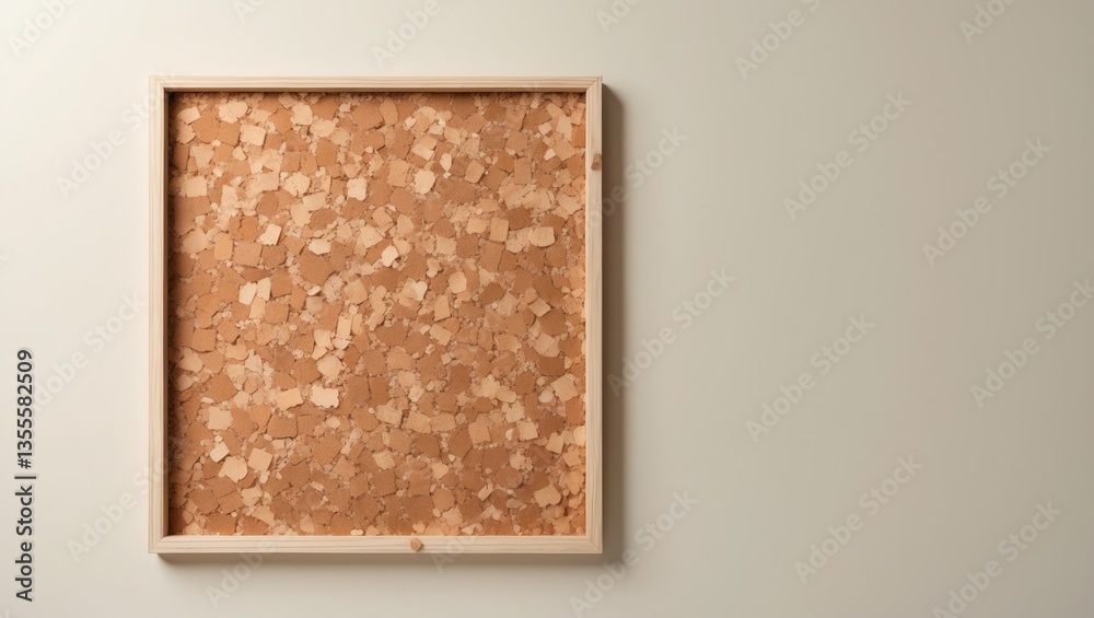 Fototapeta premium cork board isolated against a background with clipping path, close up